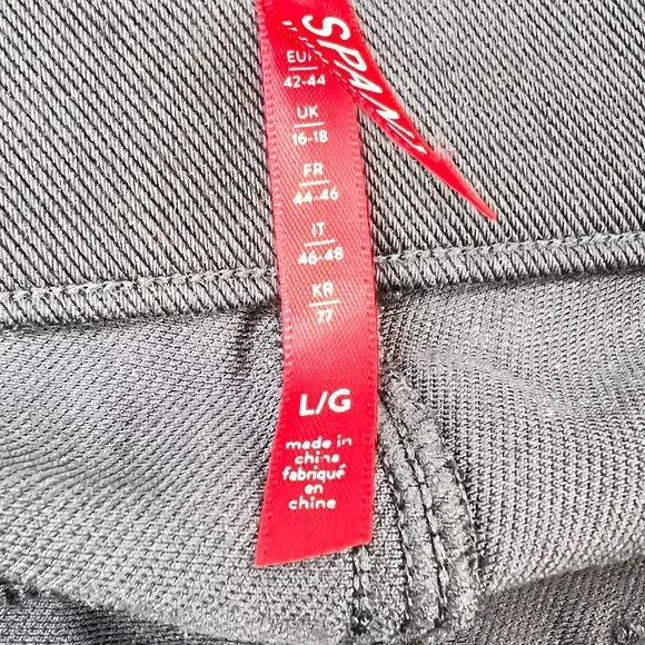 Spanx Size Large Black Jean-ish Leggings - Picture 5 of 14